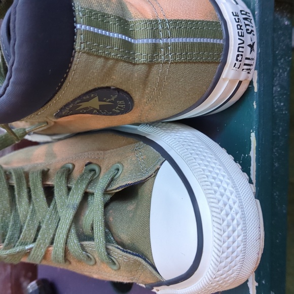 CTAS Counter Climate High Tops. 7.5M 9.5W. Green & Tan. Work boot style. - Picture 3 of 4